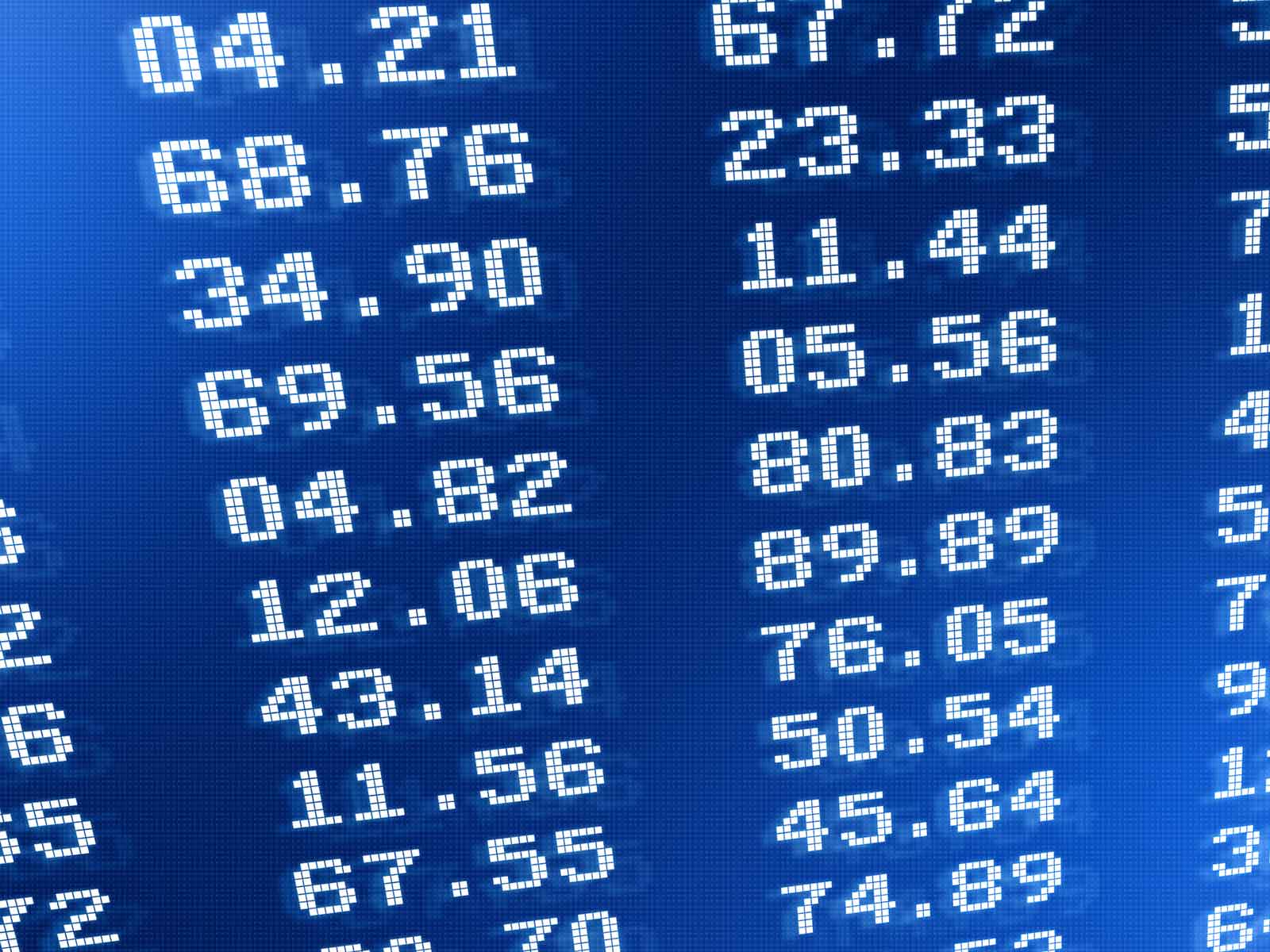 Tal på mørkeblå baggrund. Elprisen time for time de næste 24 timer frem fastlægges hver dag kl. 13 på elbørsen Nord Pool. Her kan du se den rå pris på dit el time for time.