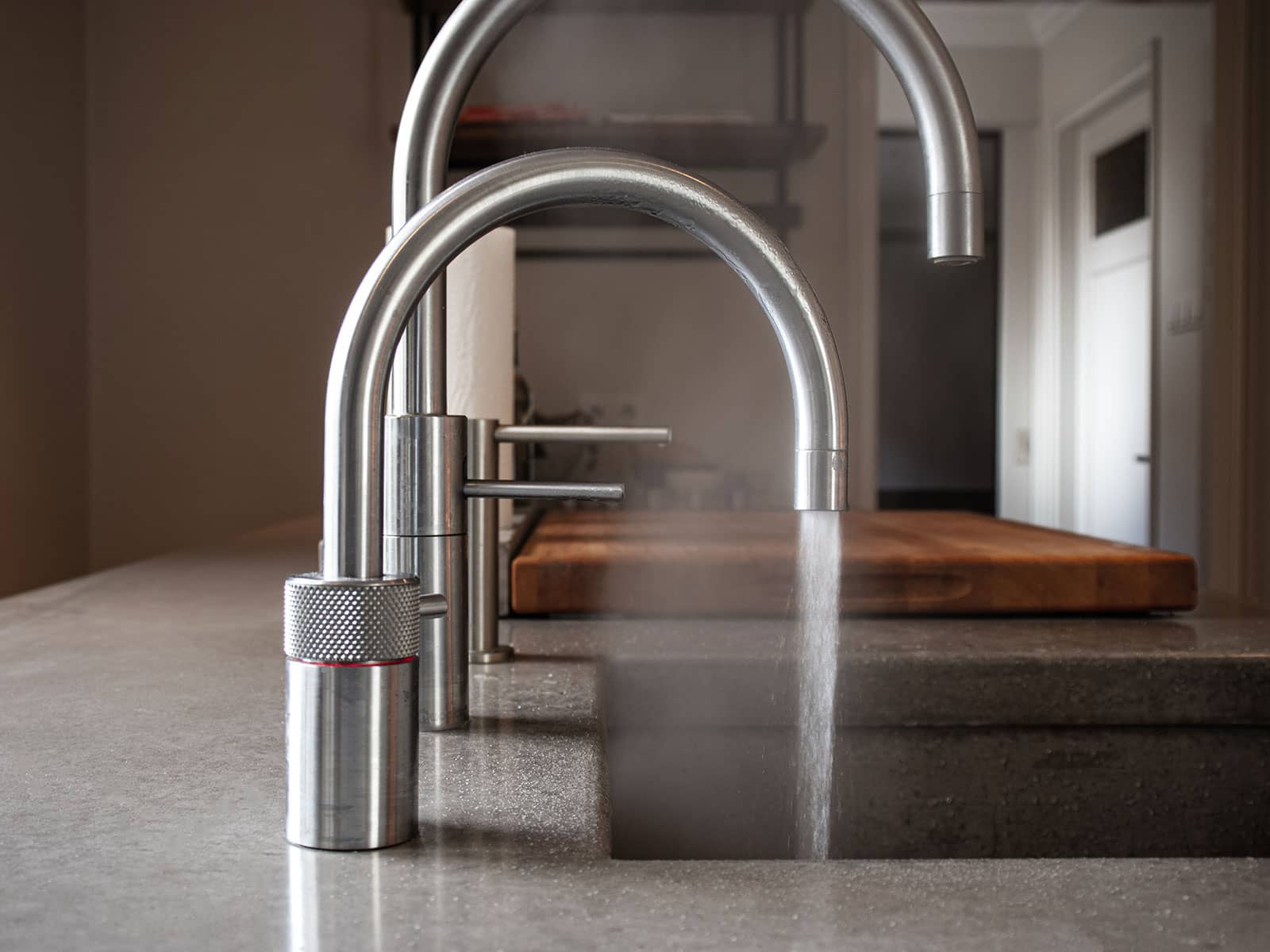 Quooker vandhane i køkken. Hvor meget strøm bruger en quooker?