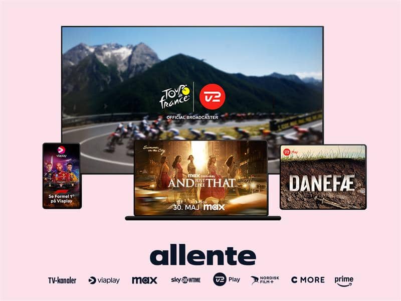 Tv-programmer vises på tv, tablet og mobil. Bestil tv-pakker fra Allente hos EWII med 20 % rabat. Vælg mellem tre fleksible streaming tv-pakker.