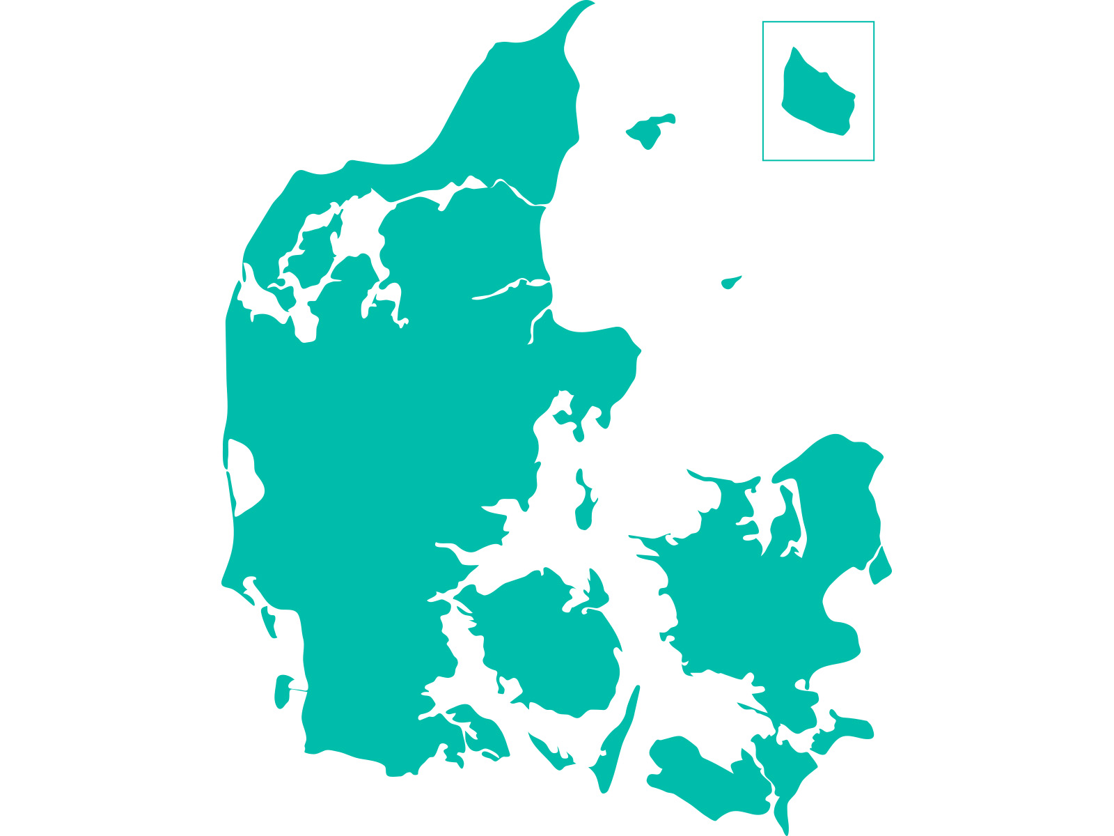 Danmarkskort