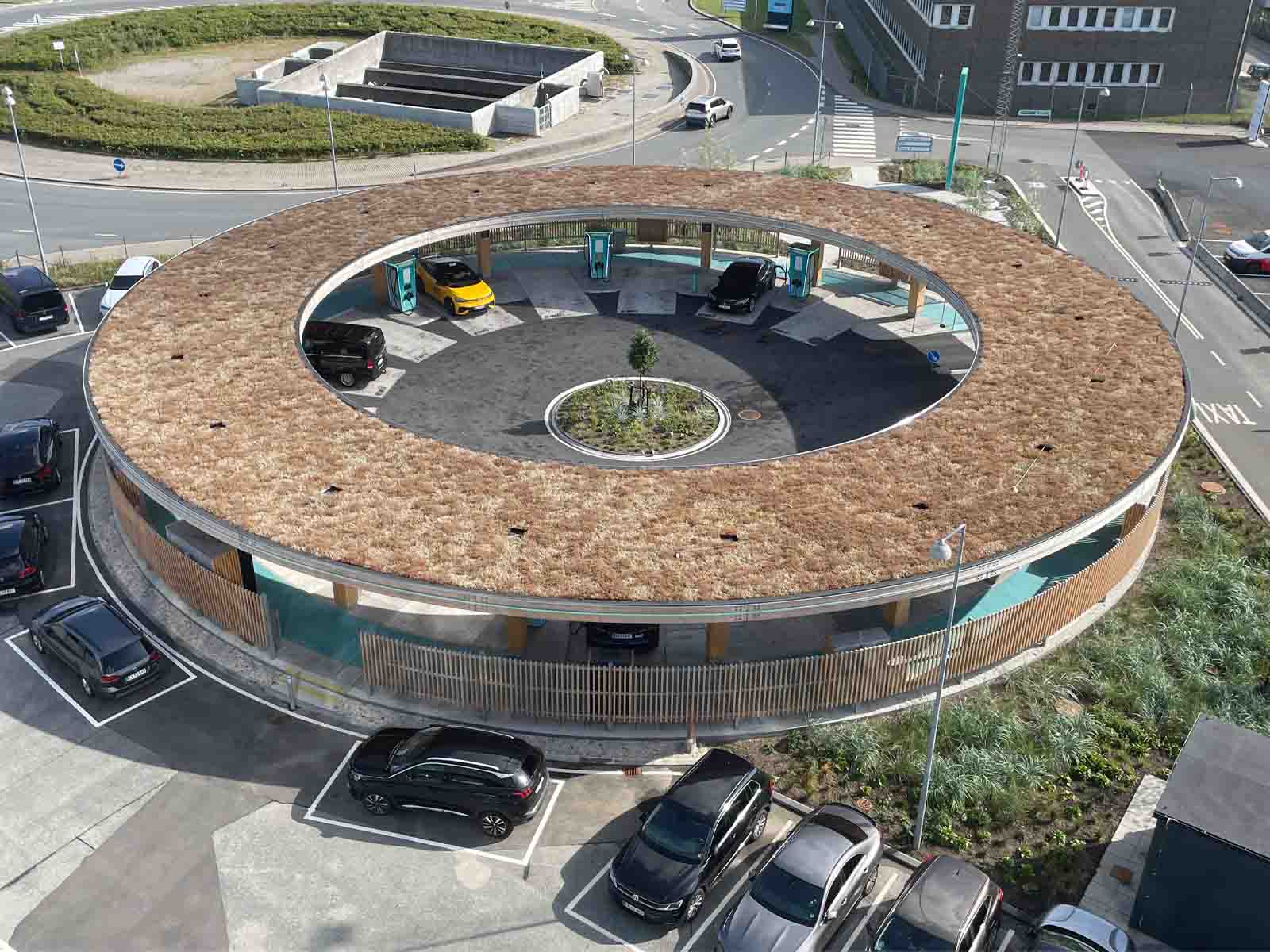 EWIIs lynladestation i Kastrup lufthavn set fra oven