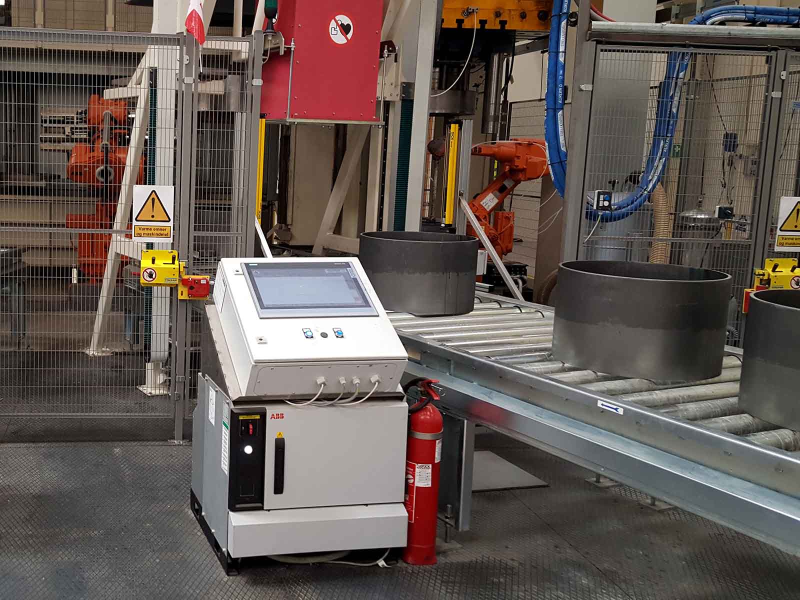 Materialer på et samlebånd