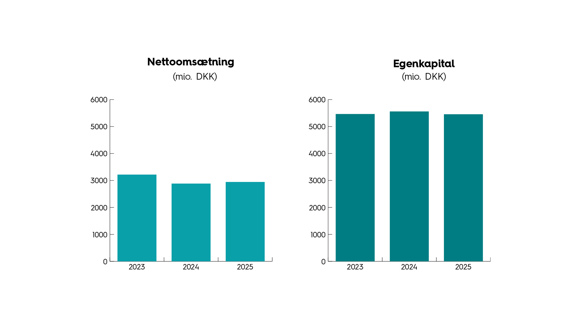 Økonomiske nøgletal EWII 2025