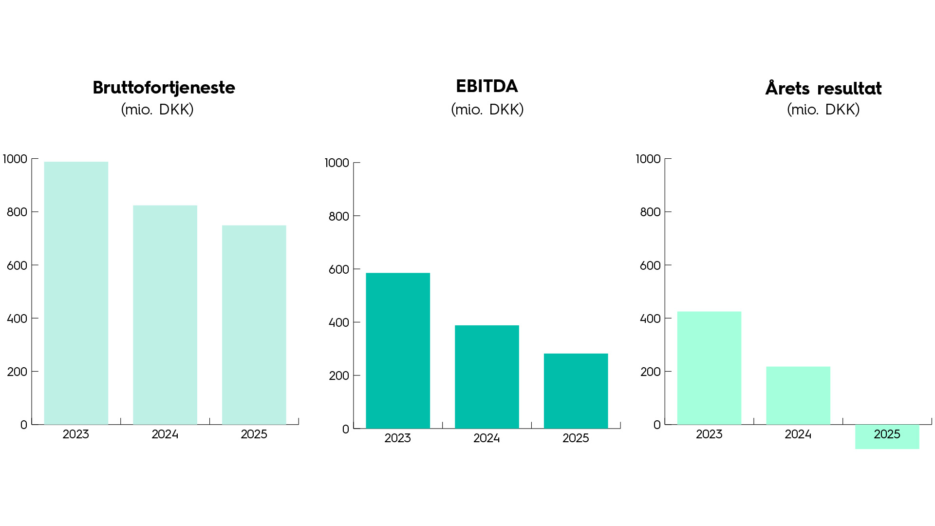 Økonomiske nøgletal EWII 2025