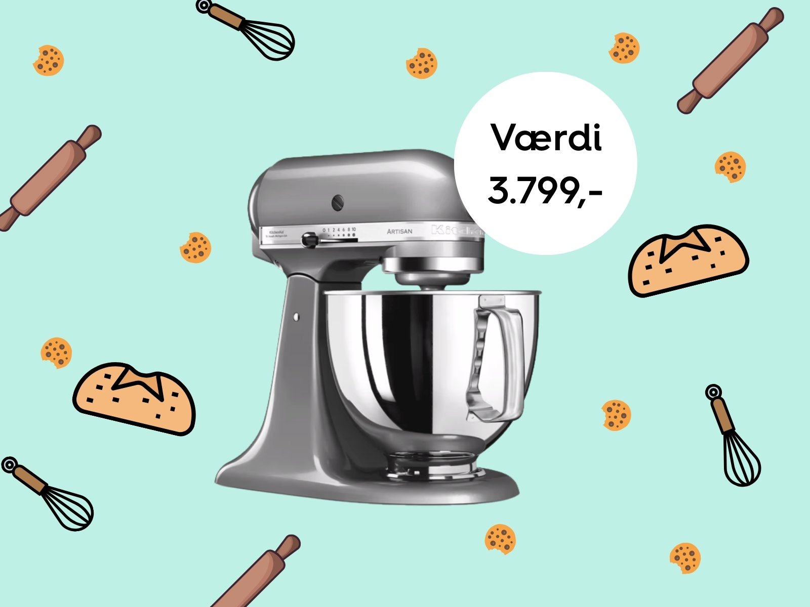 Kitchen Aid røremaskine